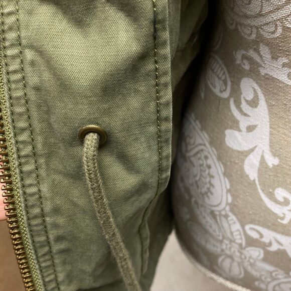 Madewell Passage Utility Cargo Jacket Size XS Olive Army Green 100% Cotton - Picture 9 of 12